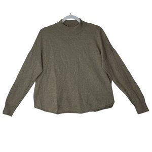Madewell Sweater Top‎ Women Large Alpaca Merino Wool Blend Corpcore Cozycore
